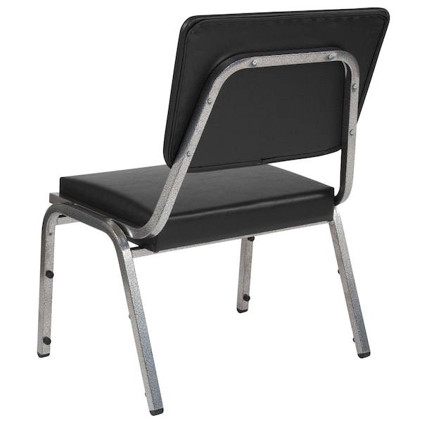 Flash Furniture Hercules Medical Waiting Room Chair, Black Back, 26-1/2 in W 23-1/2" L 34" H, Vinyl Seat - XU-DG-60442-660-2-BV-GG