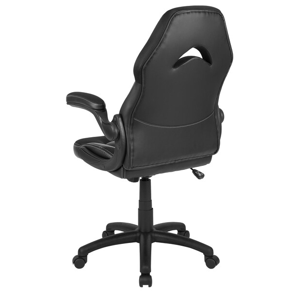 Flash Furniture Gaming Chair, Padded Flip-up, Black - CH-00095-BK-GG