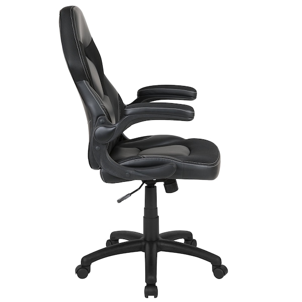 Flash Furniture Gaming Chair, Padded Flip-up, Black - CH-00095-BK-GG