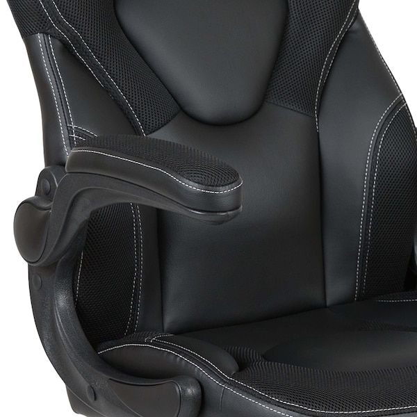 Flash Furniture Gaming Chair, Padded Flip-up, Black - CH-00095-BK-GG