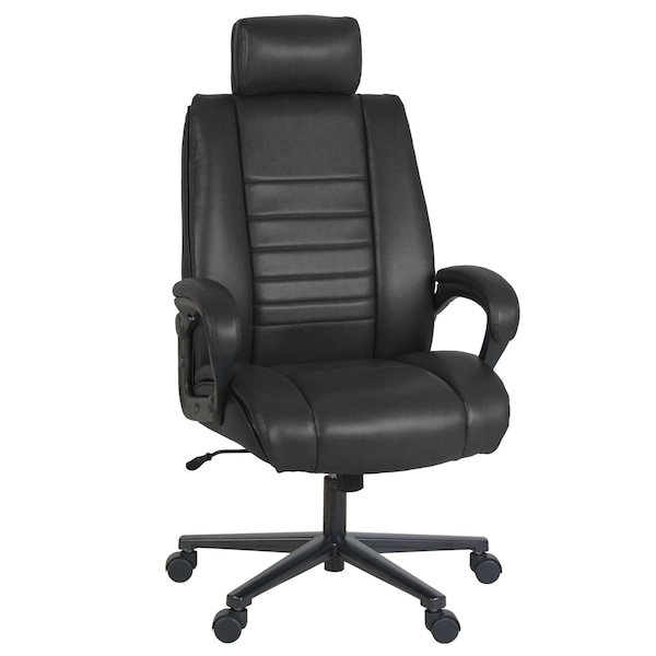 Regency DuraForce Big & Tall Ergonomic Executive Office Chair, 400 lbs Support, Black - DUR001BK