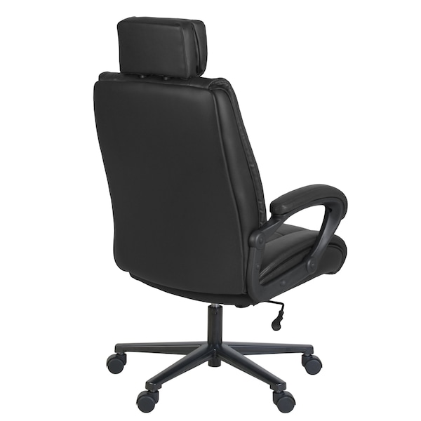 Regency DuraForce Big & Tall Ergonomic Executive Office Chair, 400 lbs Support, Black - DUR001BK