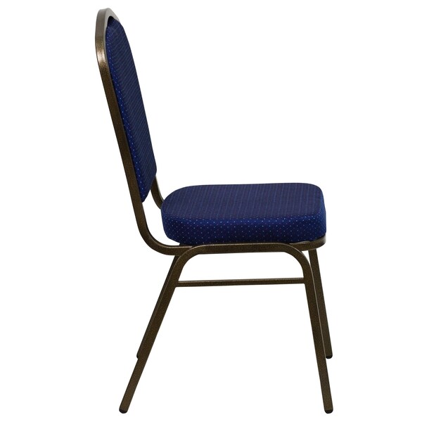 Flash Furniture Hercules Banquet Chair, Blue Back, 17.25 W 20-1/4" L 38 H, Fabric Seat - FD-C01-GOLDVEIN-208-GG