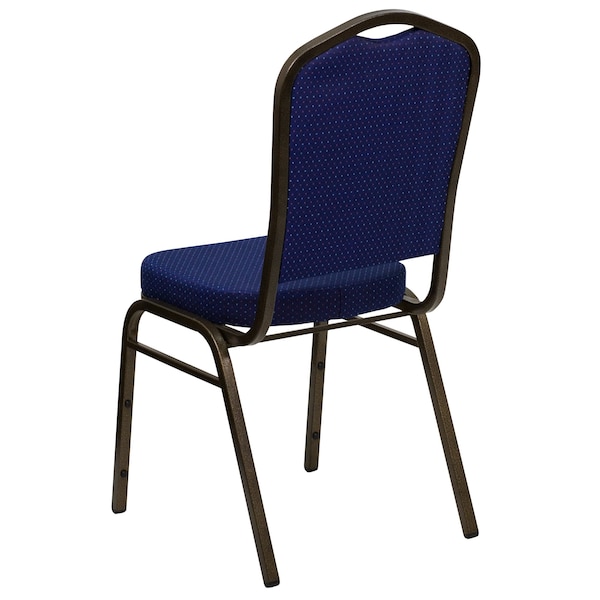 Flash Furniture Hercules Banquet Chair, Blue Back, 17.25 W 20-1/4" L 38 H, Fabric Seat - FD-C01-GOLDVEIN-208-GG