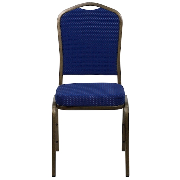Flash Furniture Hercules Banquet Chair, Blue Back, 17.25 W 20-1/4" L 38 H, Fabric Seat - FD-C01-GOLDVEIN-208-GG