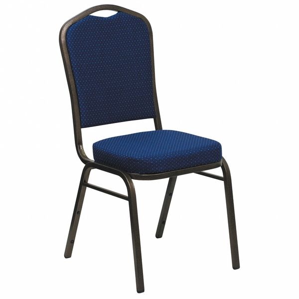 Flash Furniture Hercules Banquet Chair, Blue Back, 17.25 W 20-1/4" L 38 H, Fabric Seat - FD-C01-GOLDVEIN-208-GG