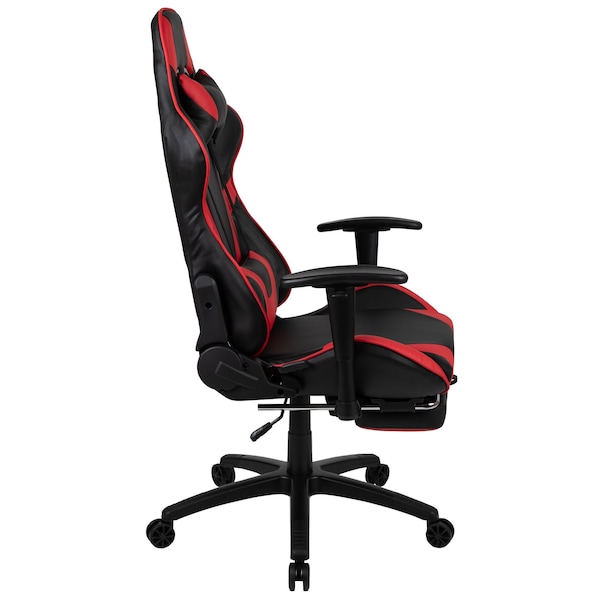 Flash Furniture Red Reclining Gaming Chair with Footrest - CH-187230-RED-GG