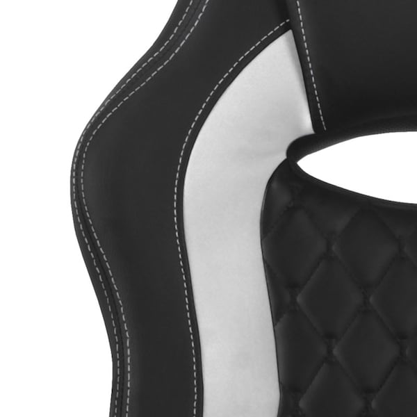 Aon AON Archeus Ergonomic Gaming Chair - Black & White - AON001BKWH