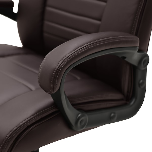 Regency DuraForce Big & Tall Ergonomic Executive Office Chair, 400 lbs Support, Brown - DUR001BR