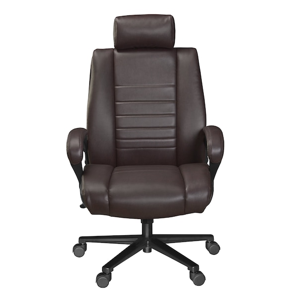 Regency DuraForce Big & Tall Ergonomic Executive Office Chair, 400 lbs Support, Brown - DUR001BR