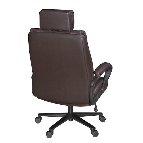 Regency DuraForce Big & Tall Ergonomic Executive Office Chair, 400 lbs Support, Brown - DUR001BR