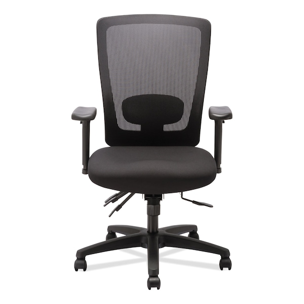 Alera Chairs/Stools, T-Bar, Fabric, Black - HALE754