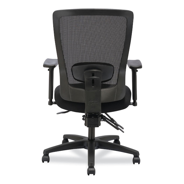 Alera Chairs/Stools, T-Bar, Fabric, Black - HALE754