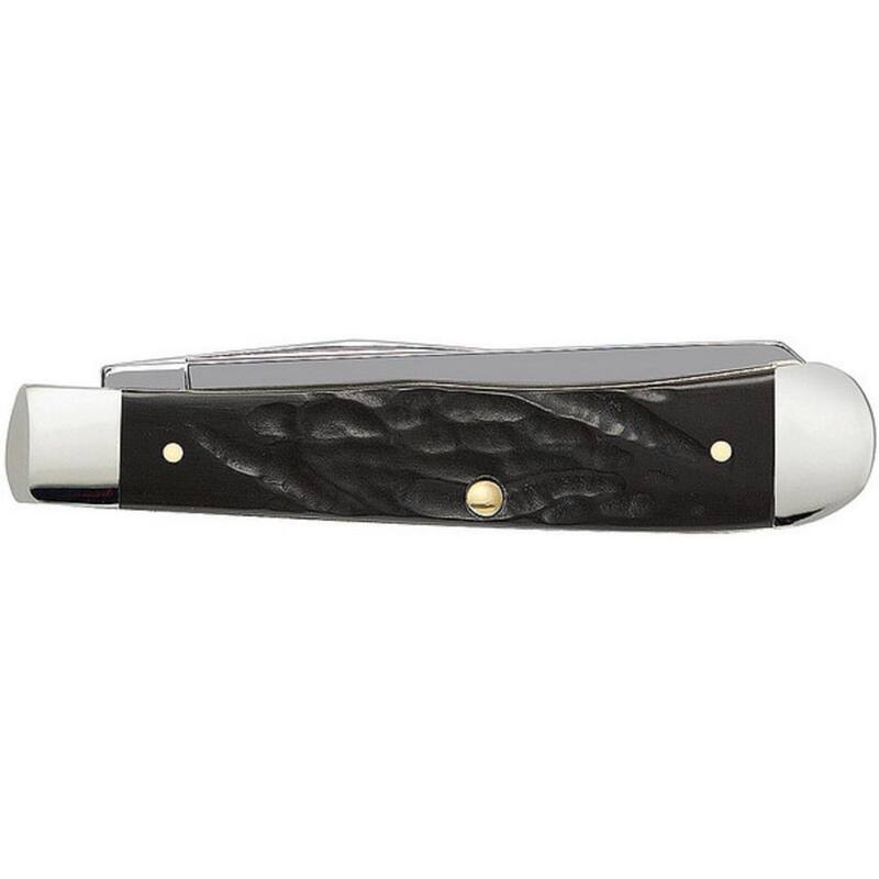 W.R. Case and Sons Cutlery Co. Black Synthetic Trapper Pocket Knife - FI18221
