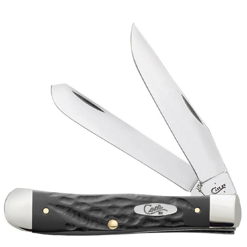 W.R. Case and Sons Cutlery Co. Black Synthetic Trapper Pocket Knife - FI18221