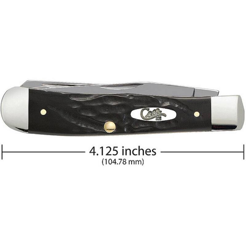 W.R. Case and Sons Cutlery Co. Black Synthetic Trapper Pocket Knife - FI18221