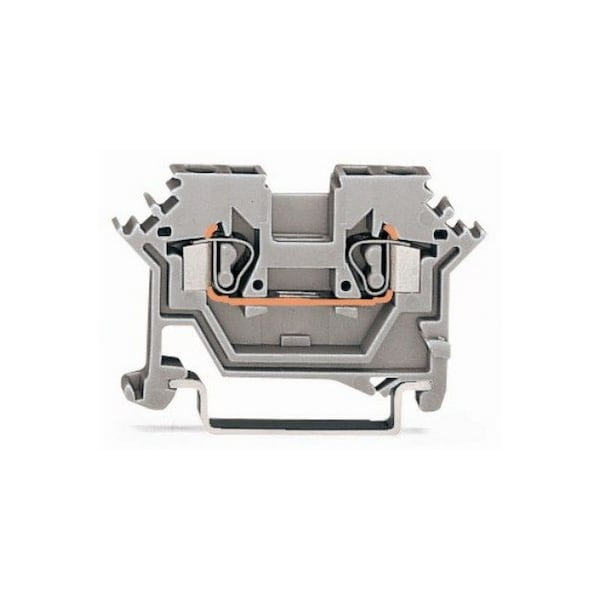 Wago TERMINAL BLOCK SPRING 5MM, 600V/20A/28-12AWG, GREY - 280-601