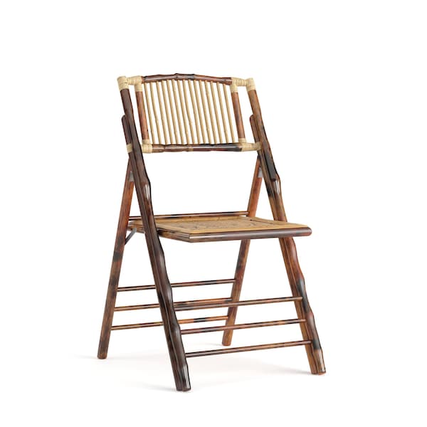 Flash Furniture Folding Chair, Bamboo - X-62111-BAM-GG