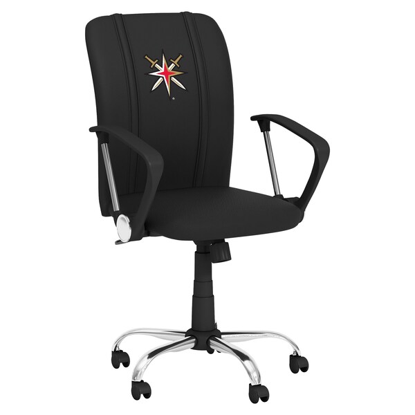 Dreamseat Curve Task Chair with Vegas Golden Knights with Secondary Logo - XZOCCURVE-PSNHL43036