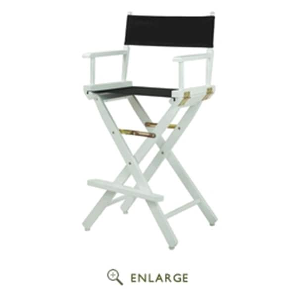 Casual Home 230-02-021-15 30 in. Directors Chair Black Frame with Black Canvas - 230-02/021-15