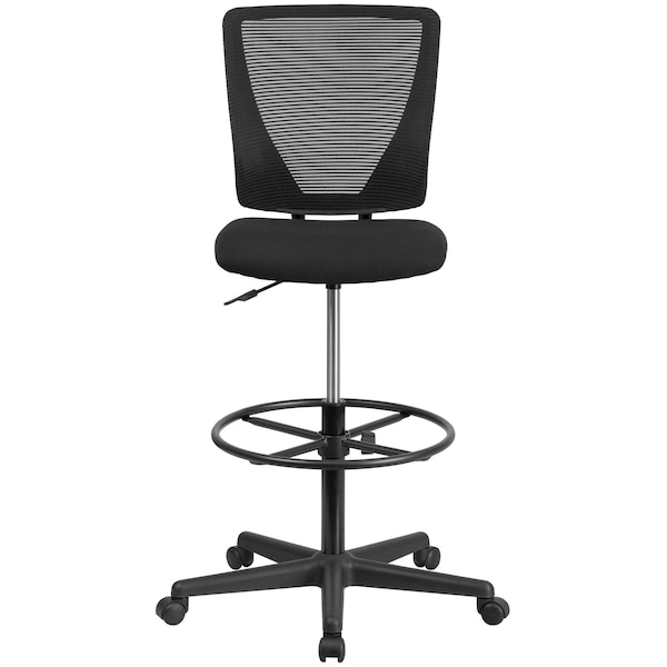 Flash Furniture Mesh 32 1/2-, No Arm, Back, Seat, Frame: Black - GO-2100-GG