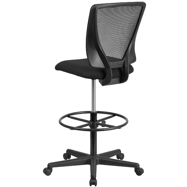 Flash Furniture Mesh 32 1/2-, No Arm, Back, Seat, Frame: Black - GO-2100-GG