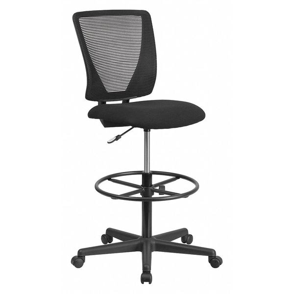 Flash Furniture Mesh 32 1/2-, No Arm, Back, Seat, Frame: Black - GO-2100-GG