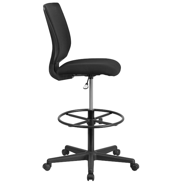 Flash Furniture Mesh 32 1/2-, No Arm, Back, Seat, Frame: Black - GO-2100-GG