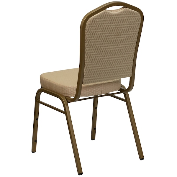 Flash Furniture Hercules Banquet Chair, 17-1/4 in W 20-1/4" L 38" H, Fabric Seat - FD-C01-ALLGOLD-H20124E-GG