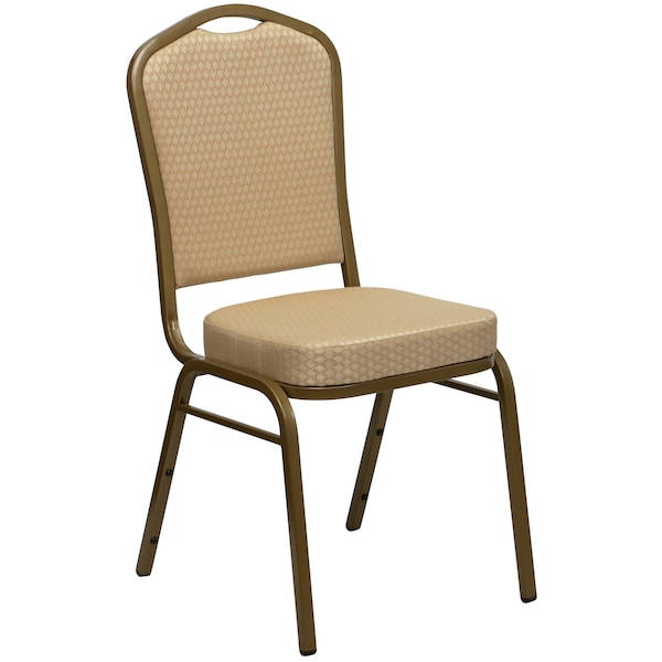 Flash Furniture Hercules Banquet Chair, 17-1/4 in W 20-1/4" L 38" H, Fabric Seat - FD-C01-ALLGOLD-H20124E-GG