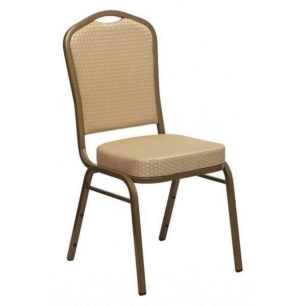 Flash Furniture Hercules Banquet Chair, 17-1/4 in W 20-1/4" L 38" H, Fabric Seat - FD-C01-ALLGOLD-H20124E-GG
