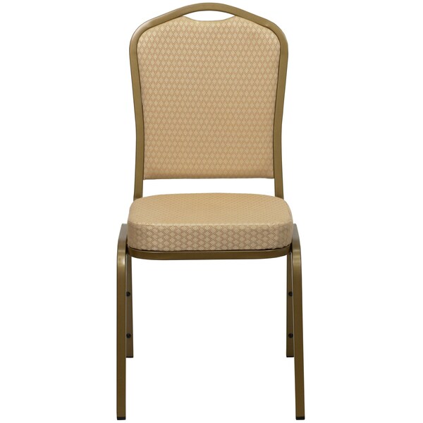 Flash Furniture Hercules Banquet Chair, 17-1/4 in W 20-1/4" L 38" H, Fabric Seat - FD-C01-ALLGOLD-H20124E-GG