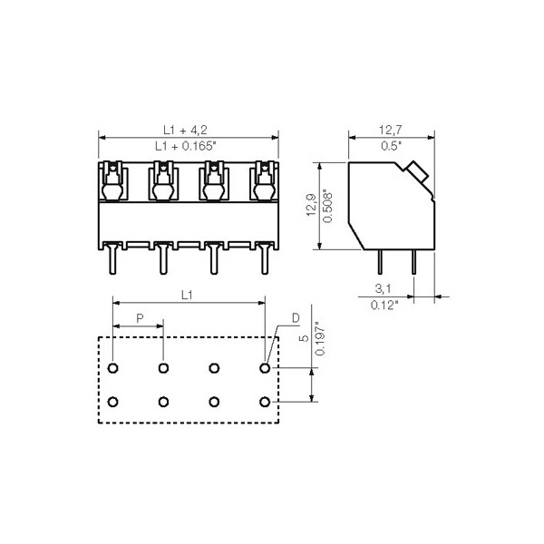 Weidmuller Pluggable Terminal Blocks Lsf-Smt 7.50/02/135 3.5Sn Bk Tu - 1886110000