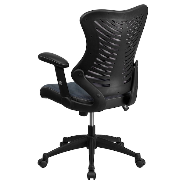 Flash Furniture Executive Chair, Gray  Seat, Mesh Back - BL-ZP-806-GY-GG