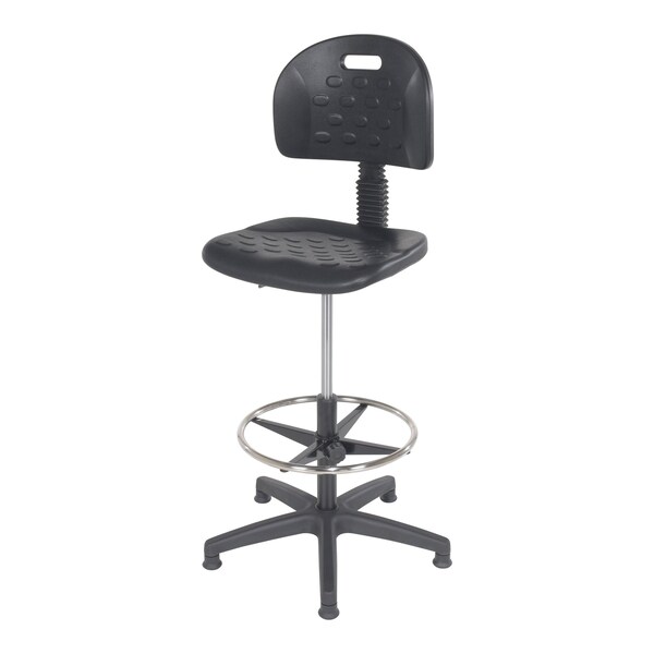 Vestil Ergonomic Work Chair, Adj. Height Chair 22 In - 32 In. - ESE-WC-2232