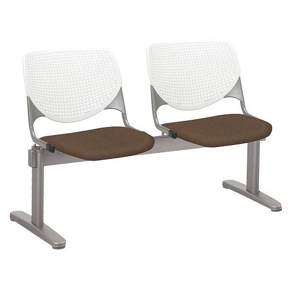 Kfi Kool Beam Seat Beam Seating, Fudge Back, 47 in W 22” L 31” H - 2300BEAM2-P08-FUDGE