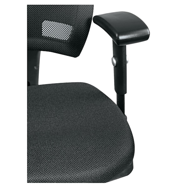 Alera Task Chair Epoch Series Fabric-Mesh Multifunction Chair, Padded Arms, 19" to 24" Height, Fabric - ALEEP42ME10B
