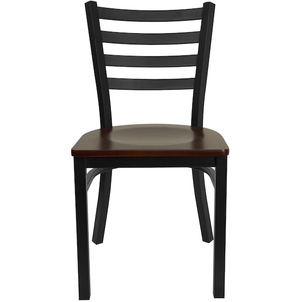 Flash Furniture Hercules Restaurant Chair, 16-1/2 in W 17" L 32-1/4" H - XU-DG694BLAD-MAHW-GG