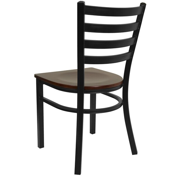 Flash Furniture Hercules Restaurant Chair, 16-1/2 in W 17" L 32-1/4" H - XU-DG694BLAD-MAHW-GG