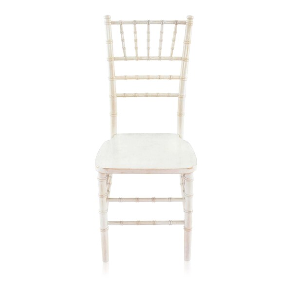 Atlas Commercial Products Wood Chiavari Chair, White Wash - WCC4WHW