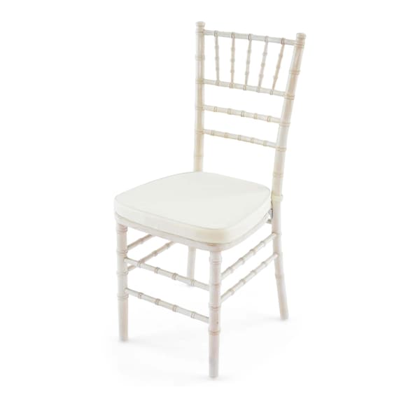 Atlas Commercial Products Wood Chiavari Chair, White Wash - WCC4WHW