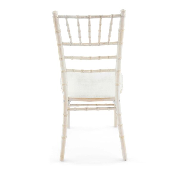 Atlas Commercial Products Wood Chiavari Chair, White Wash - WCC4WHW