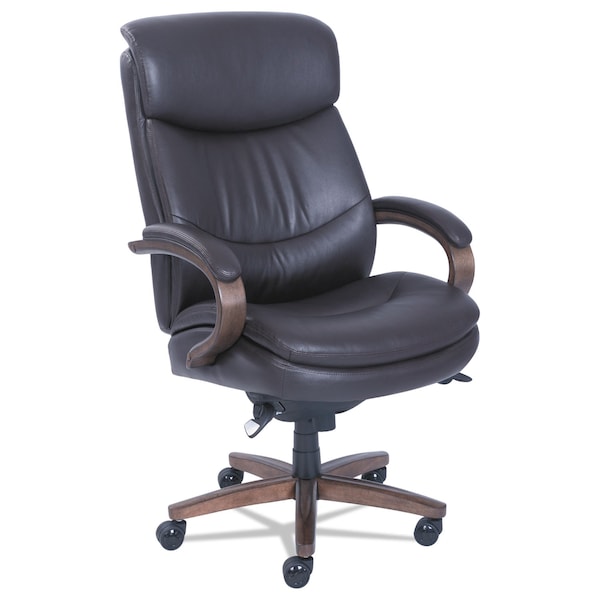 La-Z-Boy Woodbury Big & Tall Executive Chair, To 400 lbs., Brown/Weathered Sand - 48961B