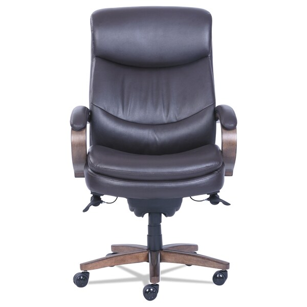 La-Z-Boy Woodbury Big & Tall Executive Chair, To 400 lbs., Brown/Weathered Sand - 48961B