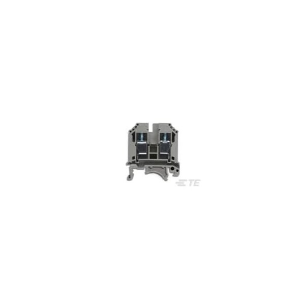 Te Connectivity Din Rail Terminal Blocks 6Mm2, 1 In 1 Out Screw Terminal Block - 2271683-3