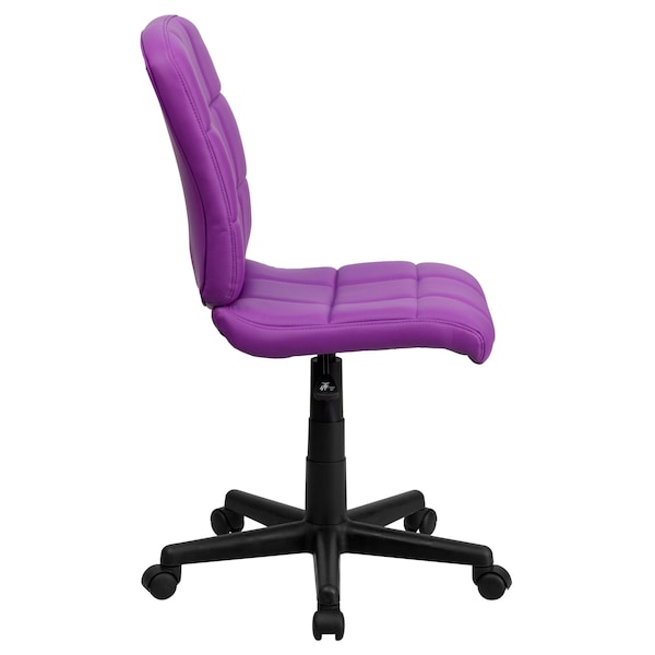 Flash Furniture Metal Contemporary Chair, 16-3/4" to 21-3/4, Purple - GO-1691-1-PUR-GG