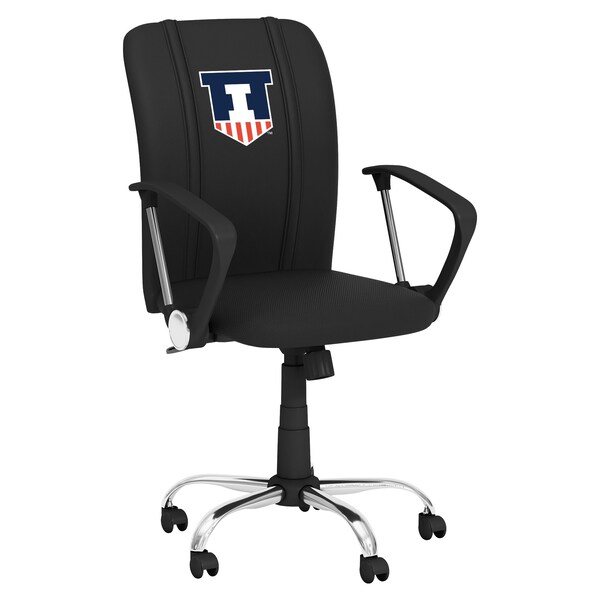 Dreamseat Curve Task Chair with Illinois Fighting Illini Logo - XZOCCURVE-PSCOL13600