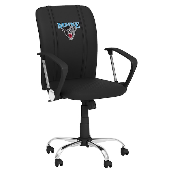 Dreamseat Curve Task Chair with Maine Black Bears Logo - XZOCCURVE-PSCOL12125