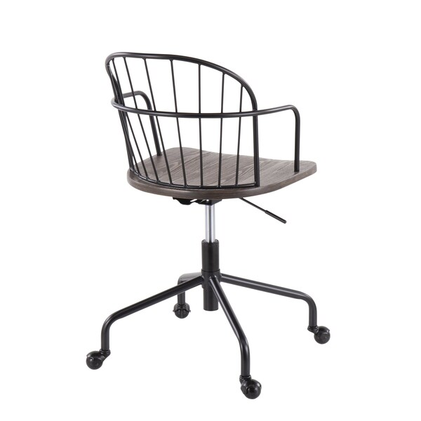 Lumisource Riley Office Chair - OC-RILEY BKBN