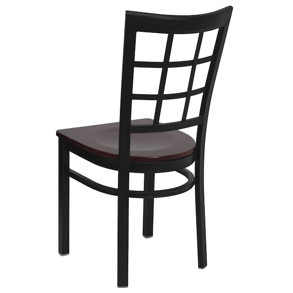 Flash Furniture Hercules Restaurant Chair, 16-1/2 in W 20" L 36-1/2" H - XU-DG6Q3BWIN-MAHW-GG